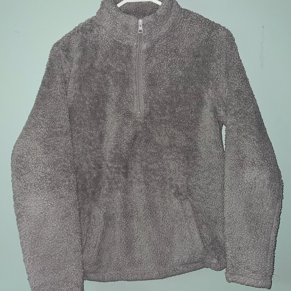 Fuzzy Half-Zip Sweater - Picture 1 of 3